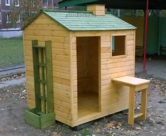 Детский деревянный домик "Фазенда плюс"